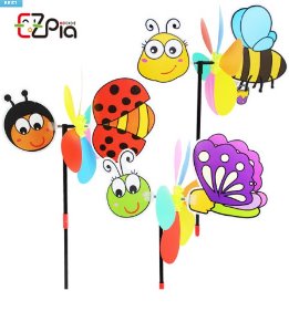29004-바람개비 만들기 어린이집 유치원바람개비 2개세트(곤충,애벌레,나비,무당벌레)