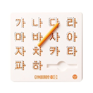 26496-짐보리 한글자석보드-Orange/오렌지 